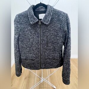 LOFT Heathered Gray Jacket, Small